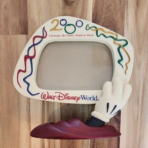 Walt Disney World Year 2000 Standing Mickey Mouse Picture Frame